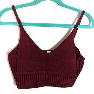 Urban Outfitters cropped knit tank top Size L
